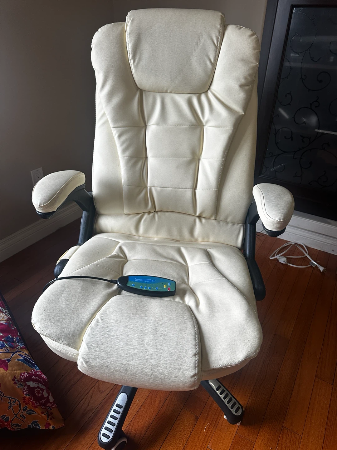 Cream Massage Office Chair - photo 2