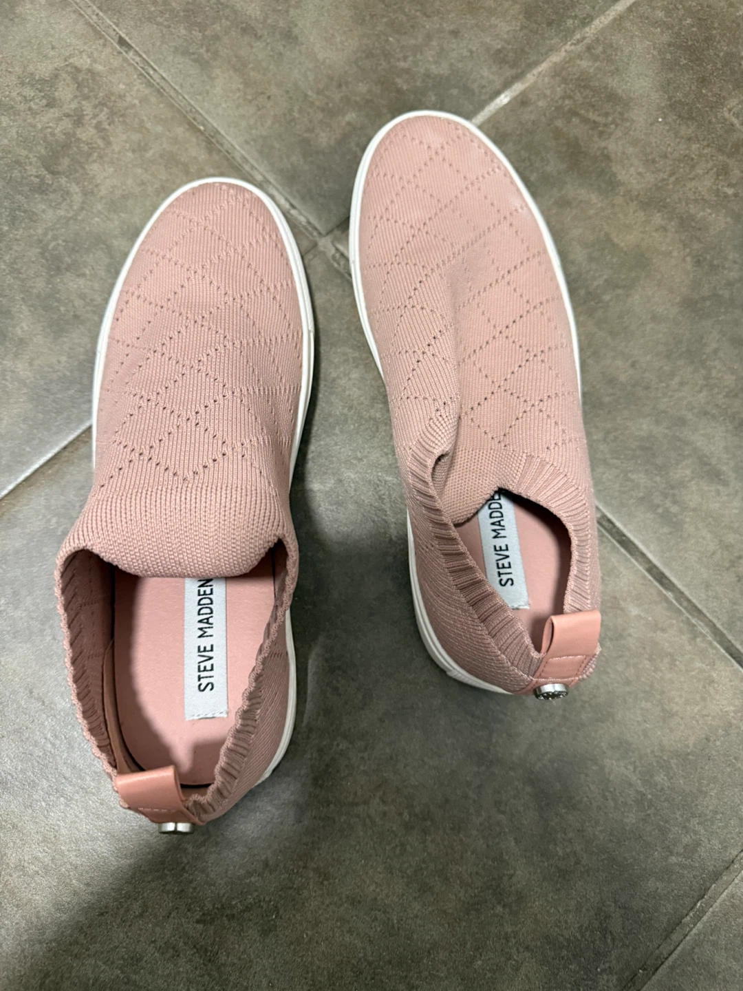 Steve Madden Pink Slip-On Sneakers