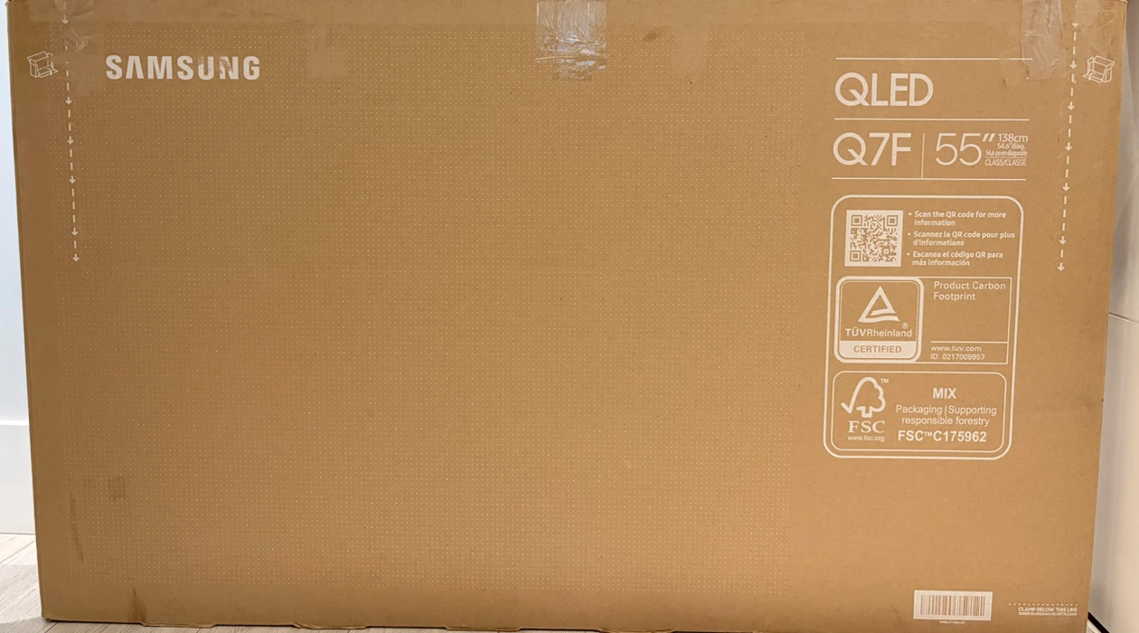 Samsung 55” QLED Q7F Smart TV, Brand New, Under 1 Hour Use - photo 5