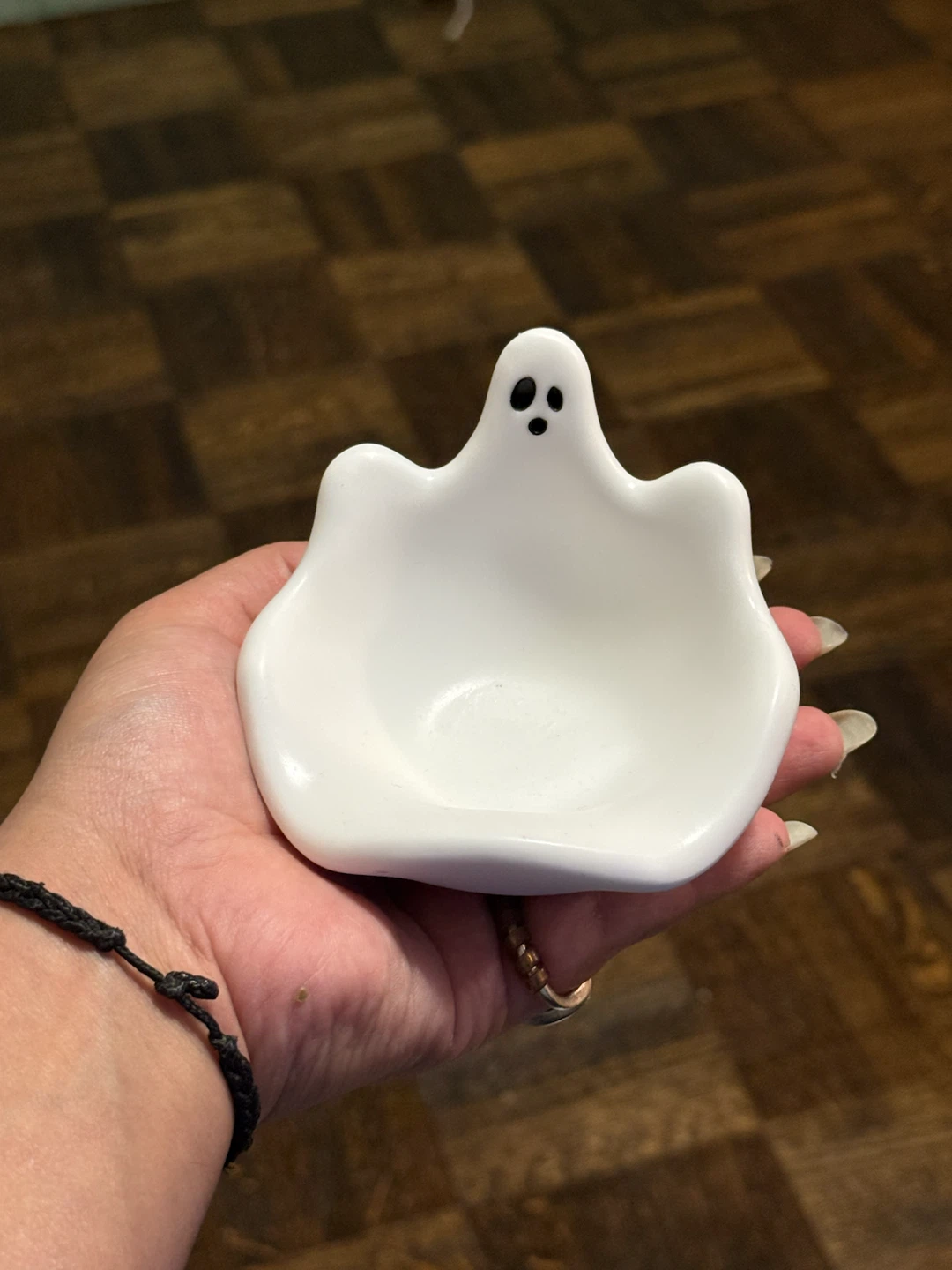 White Ghost Trinket Dish - photo 2