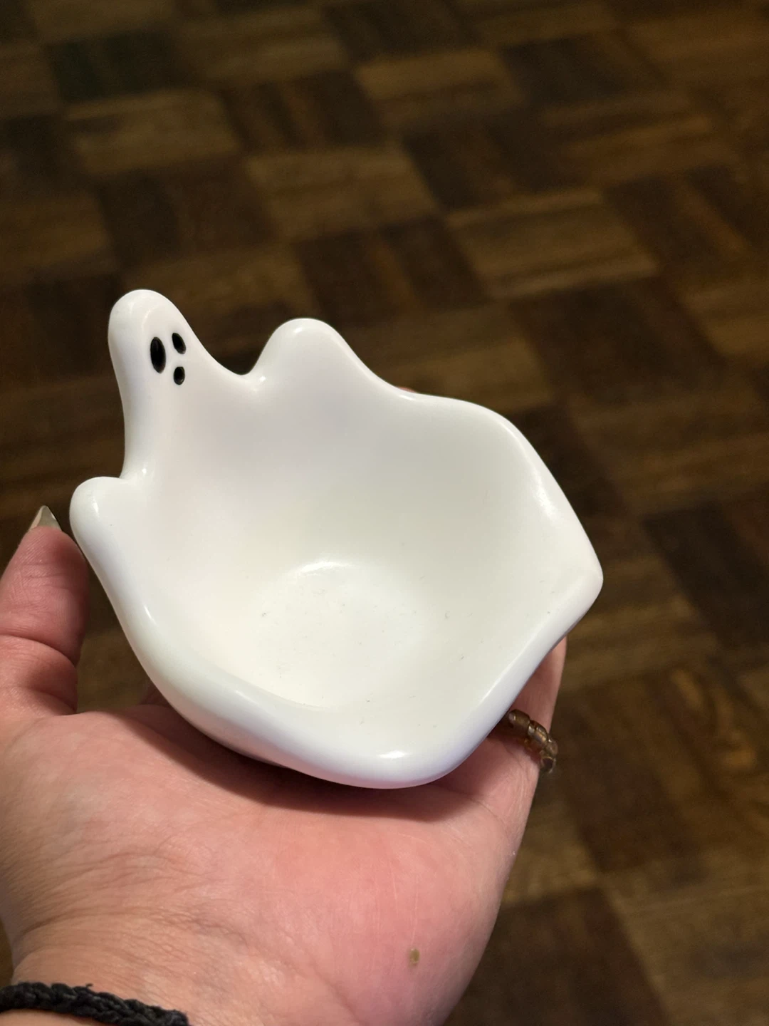 White Ghost Trinket Dish - photo 3