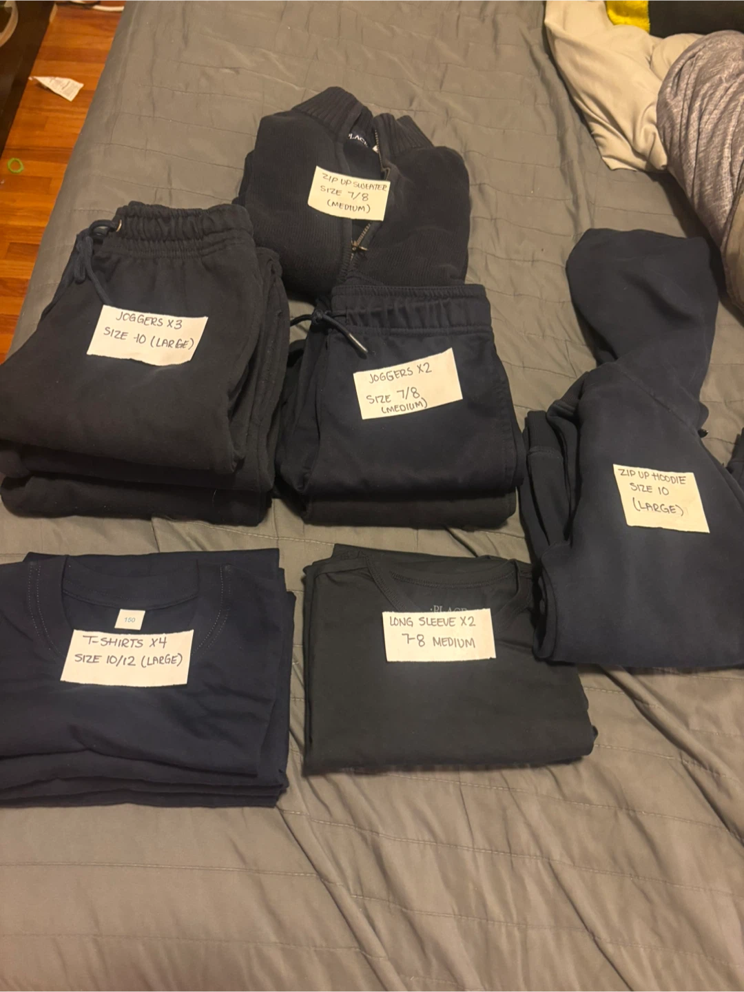 Boys Navy Blue School Uniform