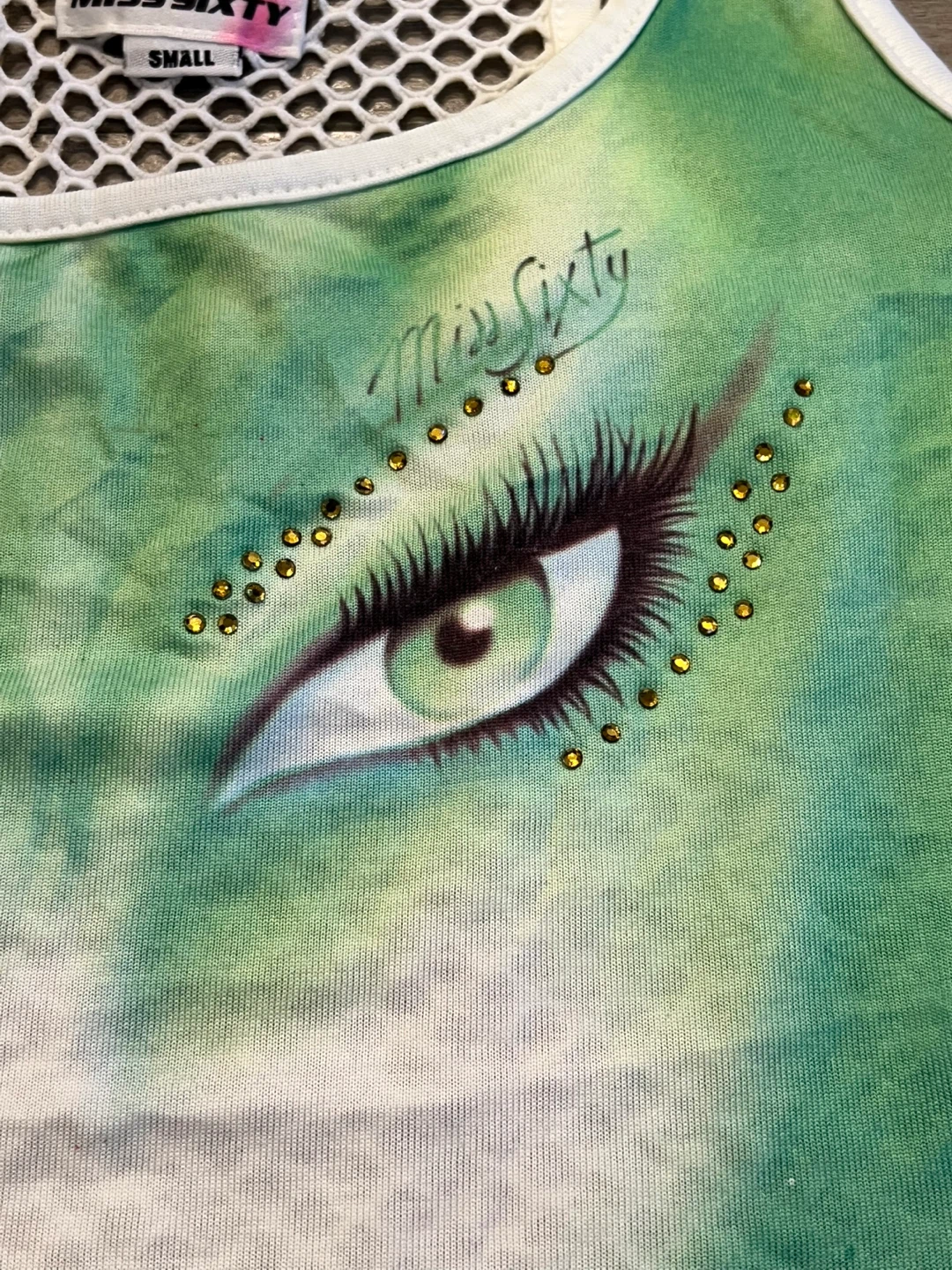 Miss Sixty Eyes Print Tank Top - photo 2