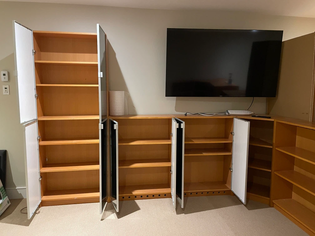 Billy Bookshelves (11 bookcases, 8 doors, 1 insert) - photo 2
