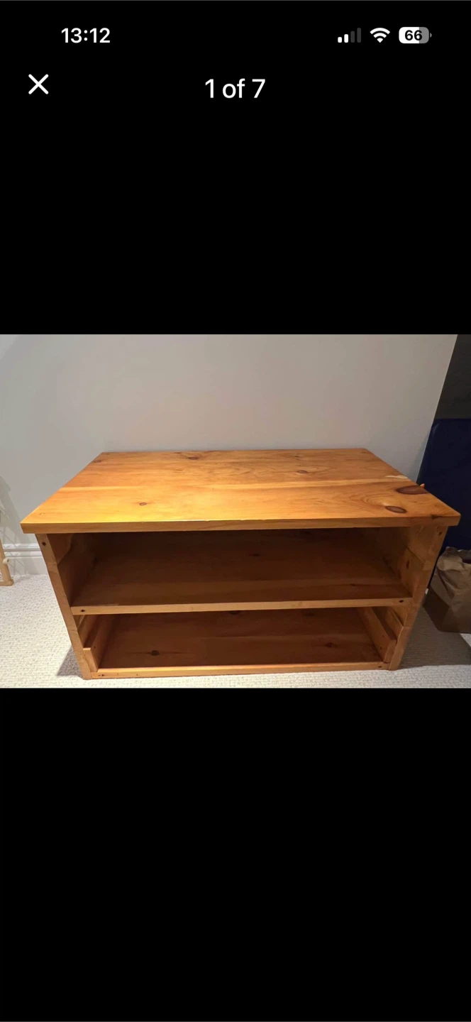 Wood coffee table - photo 2