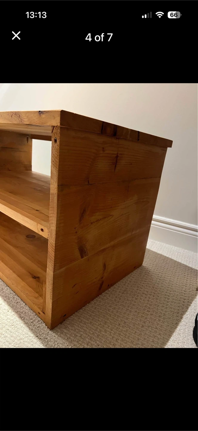 Wood coffee table - photo 3