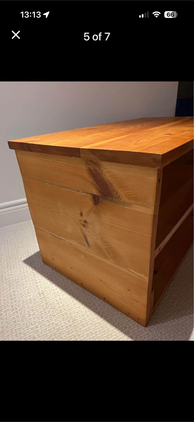 Wood coffee table - photo 4