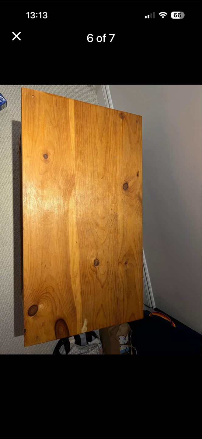 Wood coffee table - photo 5