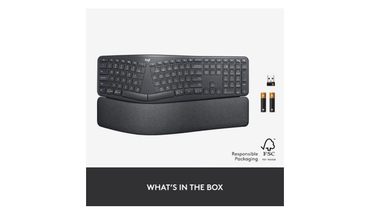 Logitech Ergo K860 Wireless Ergonomic Keyboard - photo 2