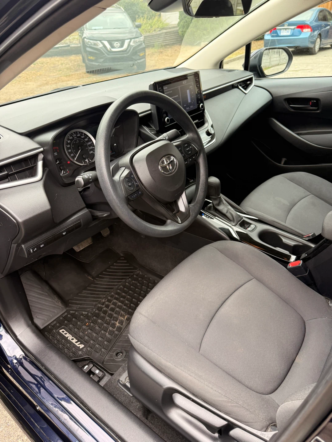 Dark Blue Toyota Corolla Sedan