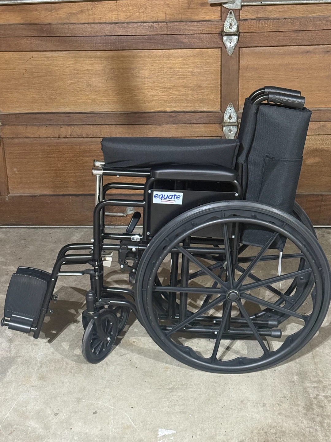 Equate Manual Wheelchair Black - photo 3