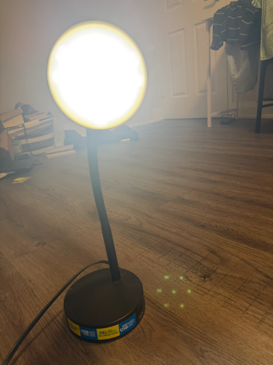 Black LED Desk Lamp with Gooseneck - photo 3
