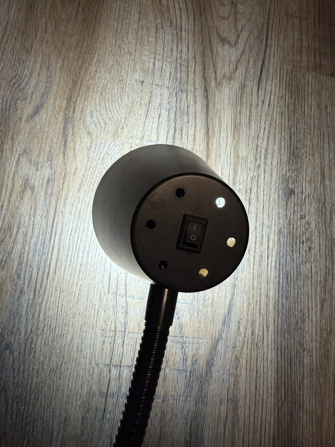 Black LED Desk Lamp with Gooseneck - photo 4