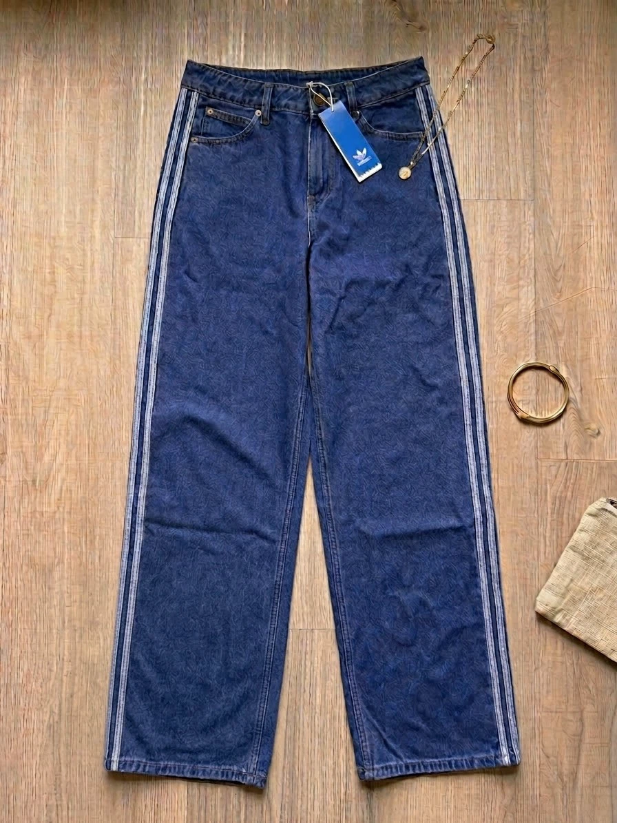 Adidas Wide Leg Jeans