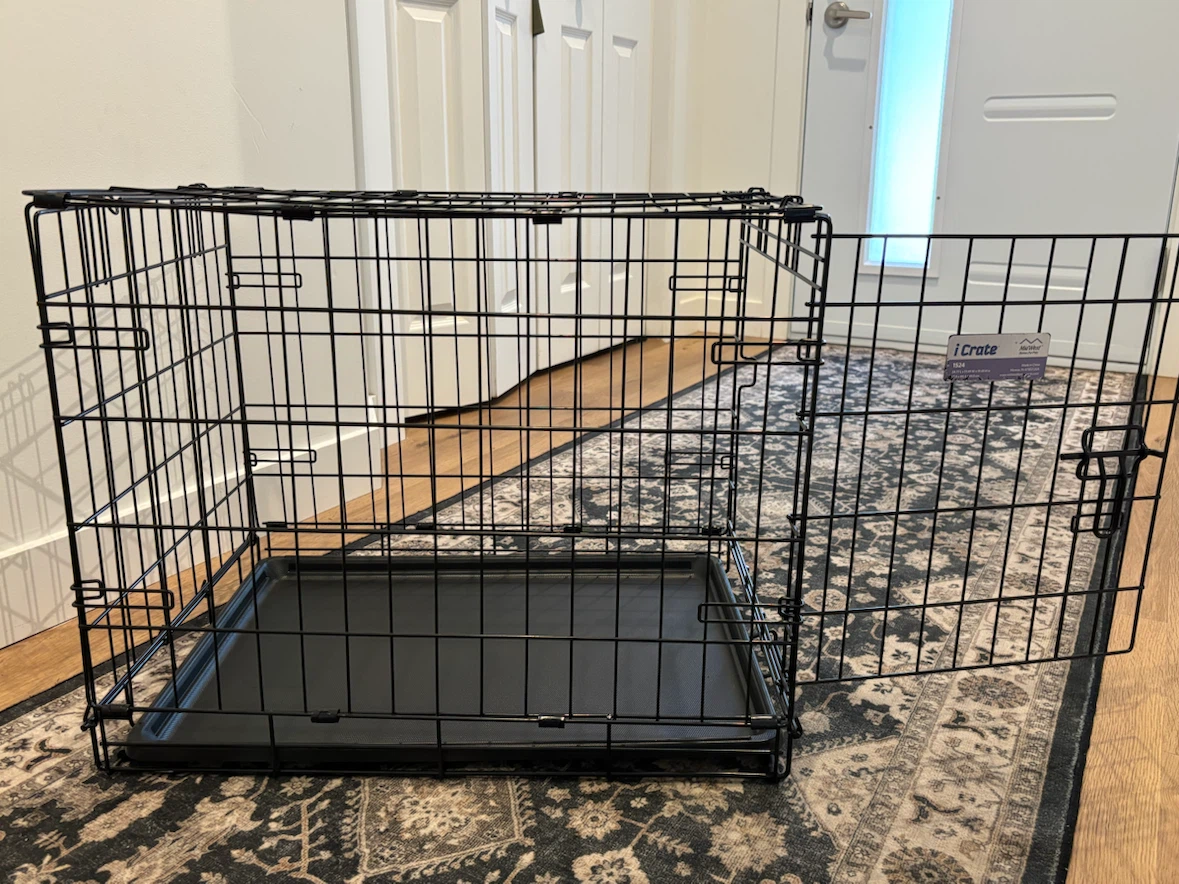 iCrate 24 inch Dog Crate with Tray - photo 3