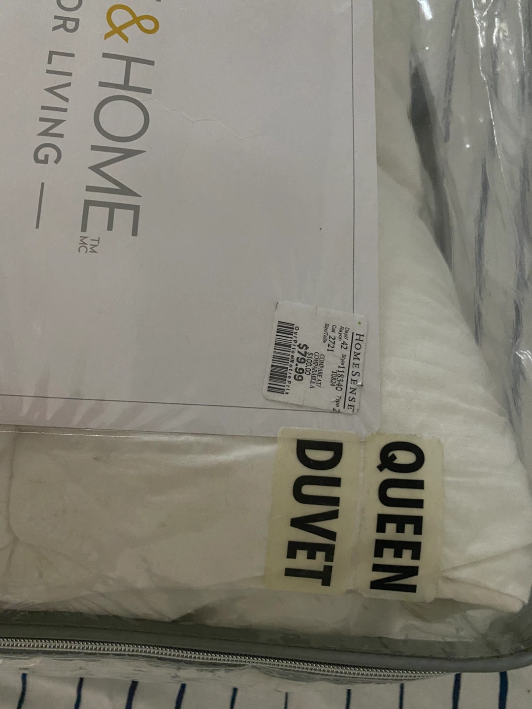 House & Home Queen Duvet Insert