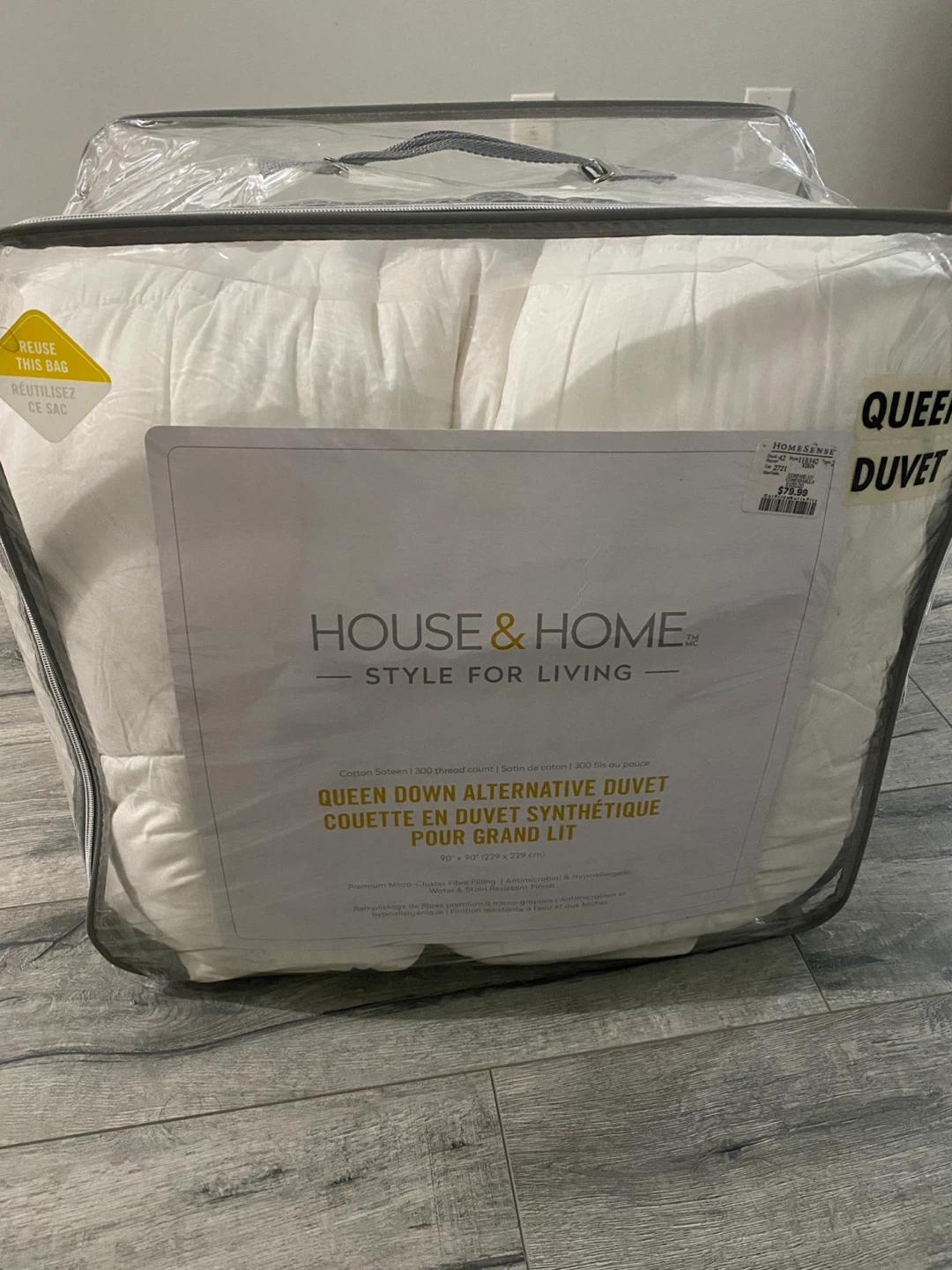 House & Home Queen Duvet Insert - photo 2