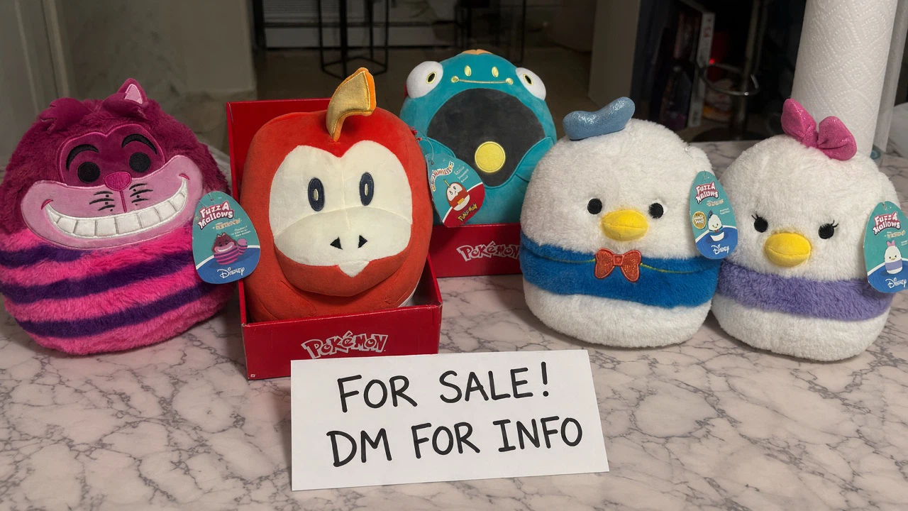 Squishmallows Fuzz-A-Mallows Plushies