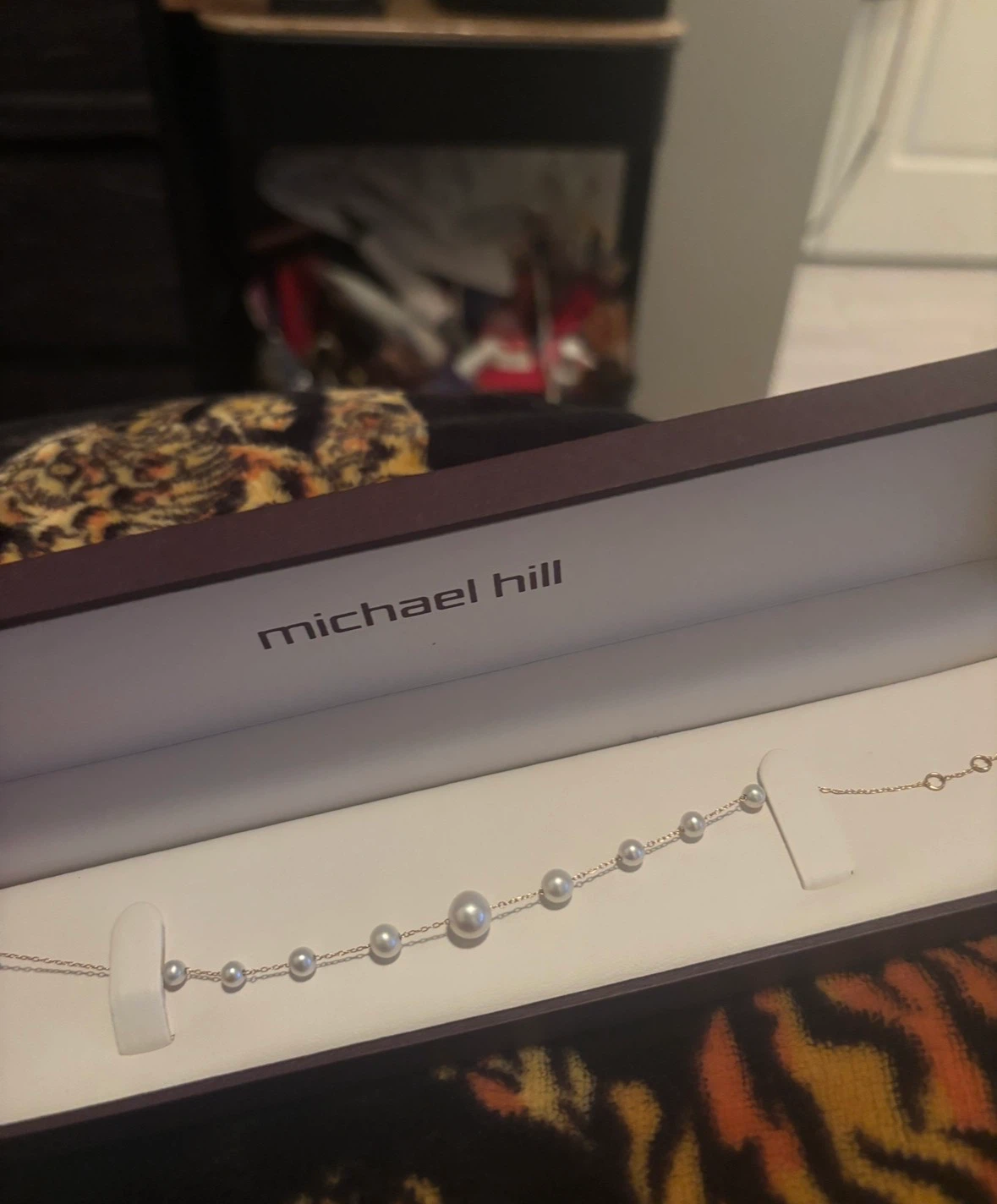 Michael Hill 10k Gold Pearl Bracelet