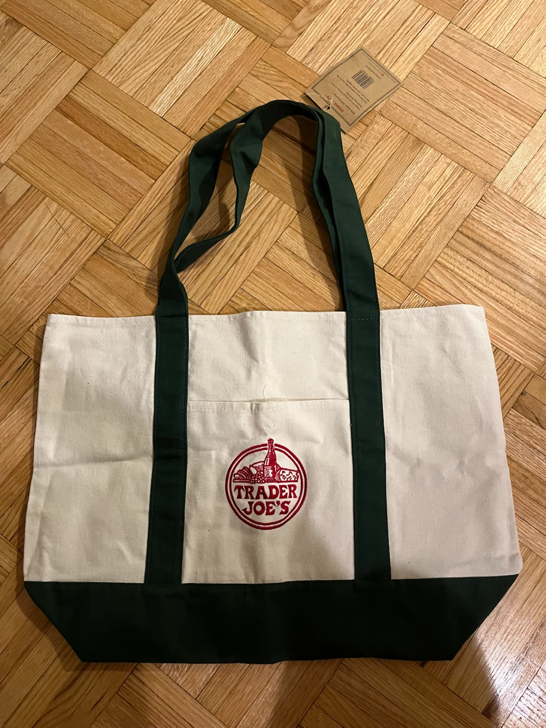 Trader Joe’s Reusable Canvas Tote Bag – New with Tag - photo 2
