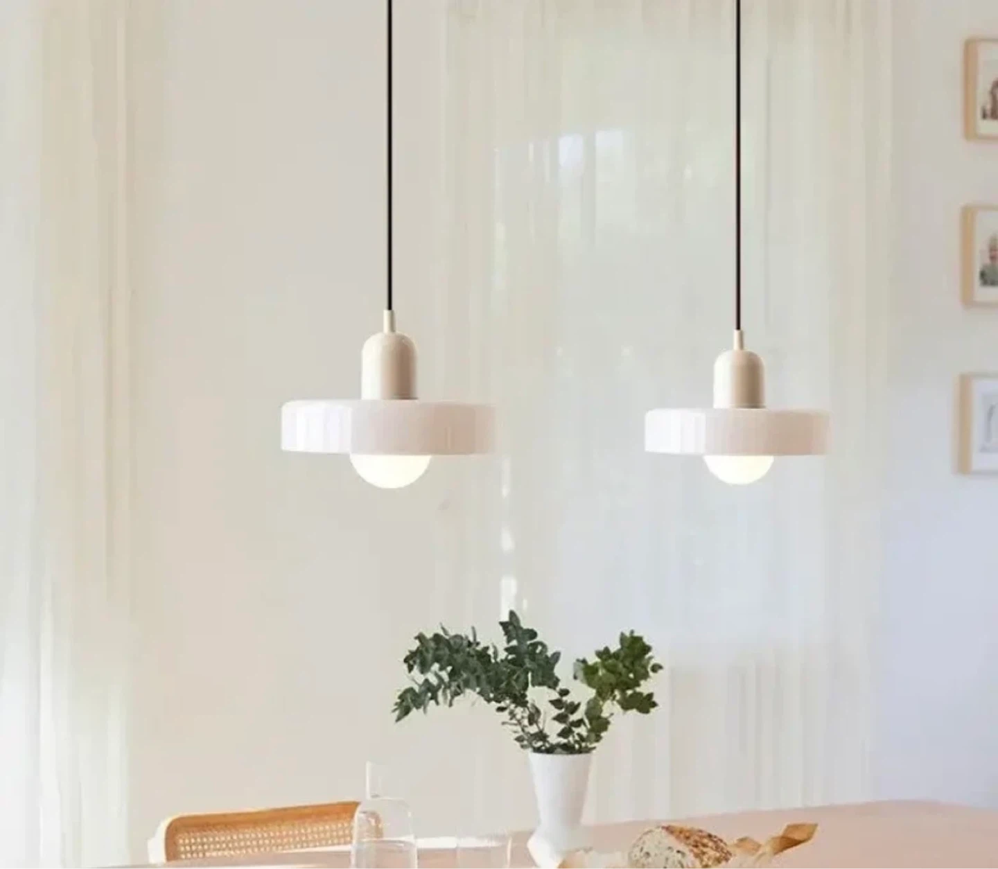 NEW! Italian Glass 70s Pendant Light - Vintage Elegance - photo 2