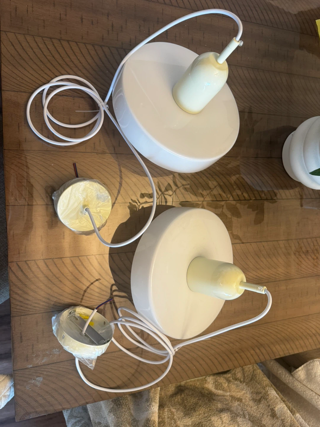 NEW! Italian Glass 70s Pendant Light - Vintage Elegance - photo 5