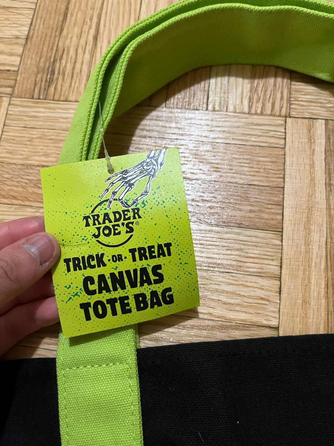 NEW Trader Joe’s Halloween Canvas Tote Bag - photo 3