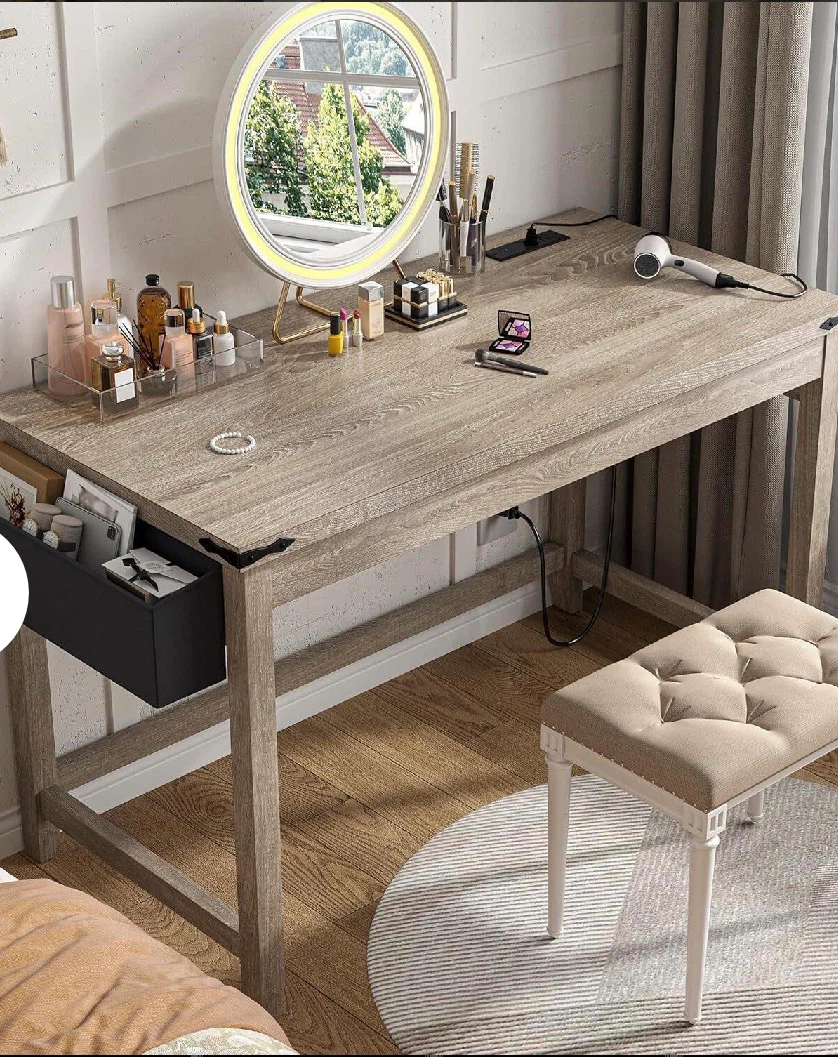 EnHomee 32" Farmhouse Desk with Outlet - photo 2
