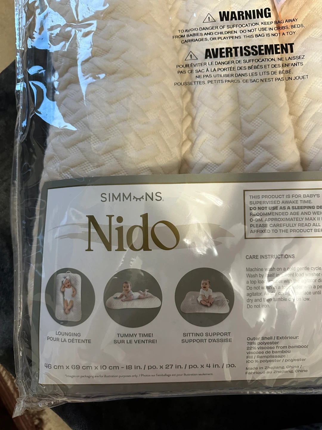 Simmons Nido Baby Lounger - photo 2