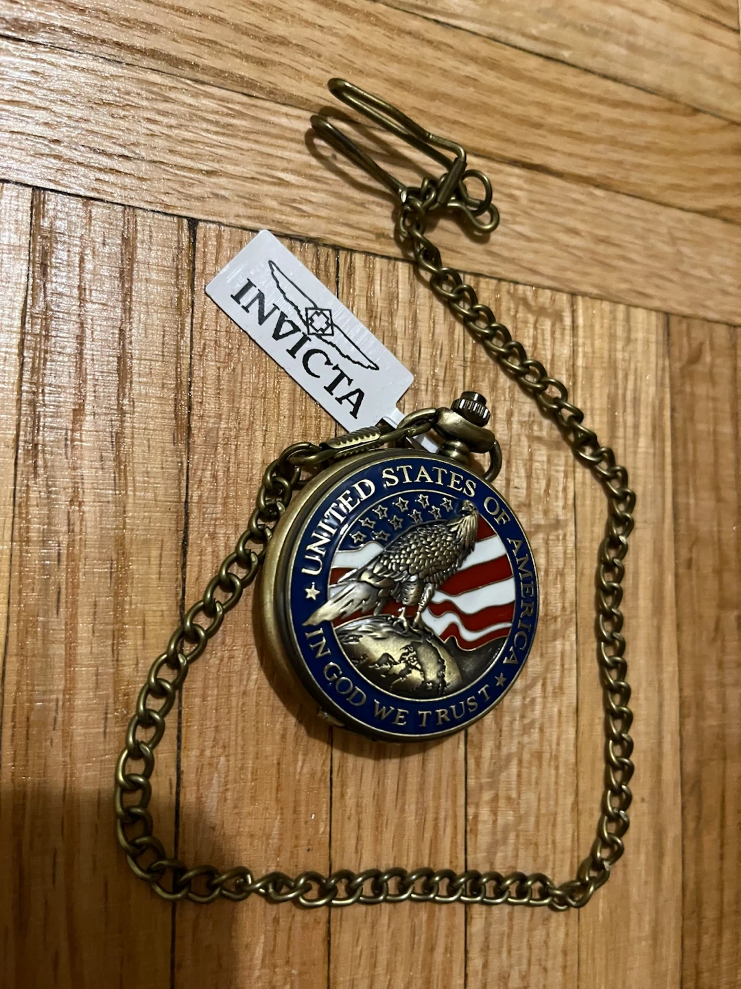 Invicta Americana Eagle Pocket Watch – New in Box - photo 2