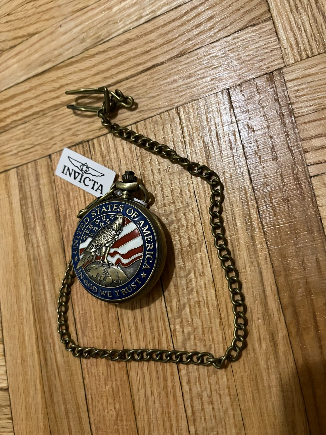 Invicta Americana Eagle Pocket Watch – New in Box - photo 3