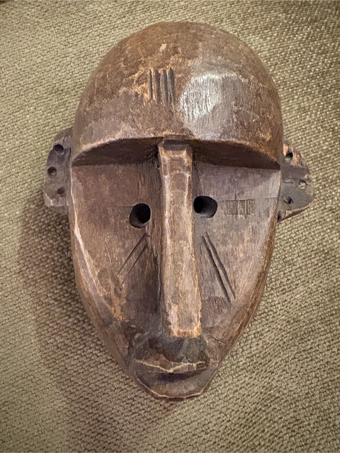 Wooden Lwala  Tribal Mask