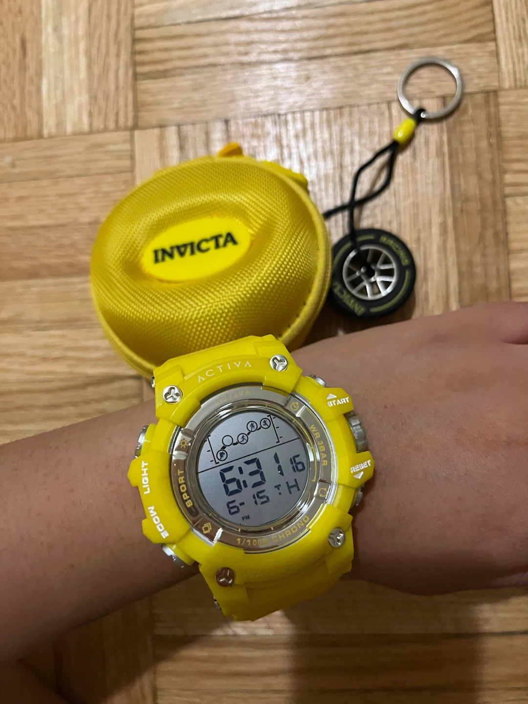 Invicta Activa Yellow Digital Sport Watch – New