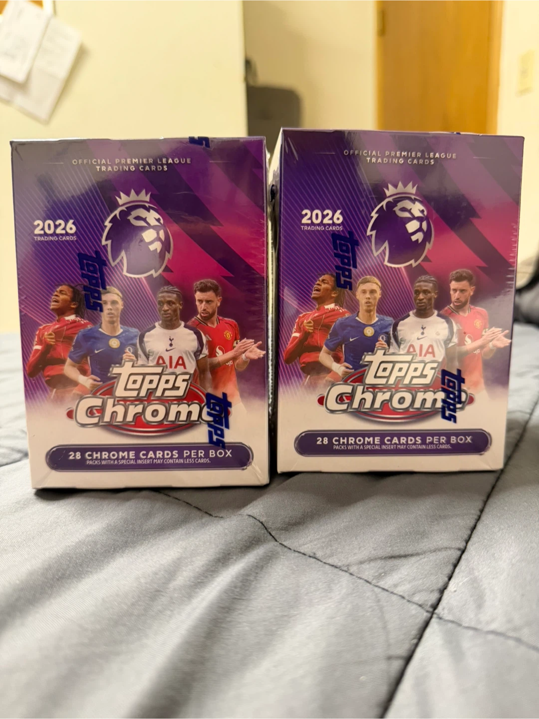2 Sealed 2026 Topps Chrome Premier League Soccer Boxes - photo 2