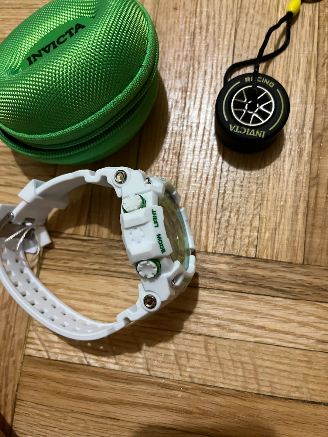 Invicta Activa White & Green Digital Sport Watch – New - photo 2