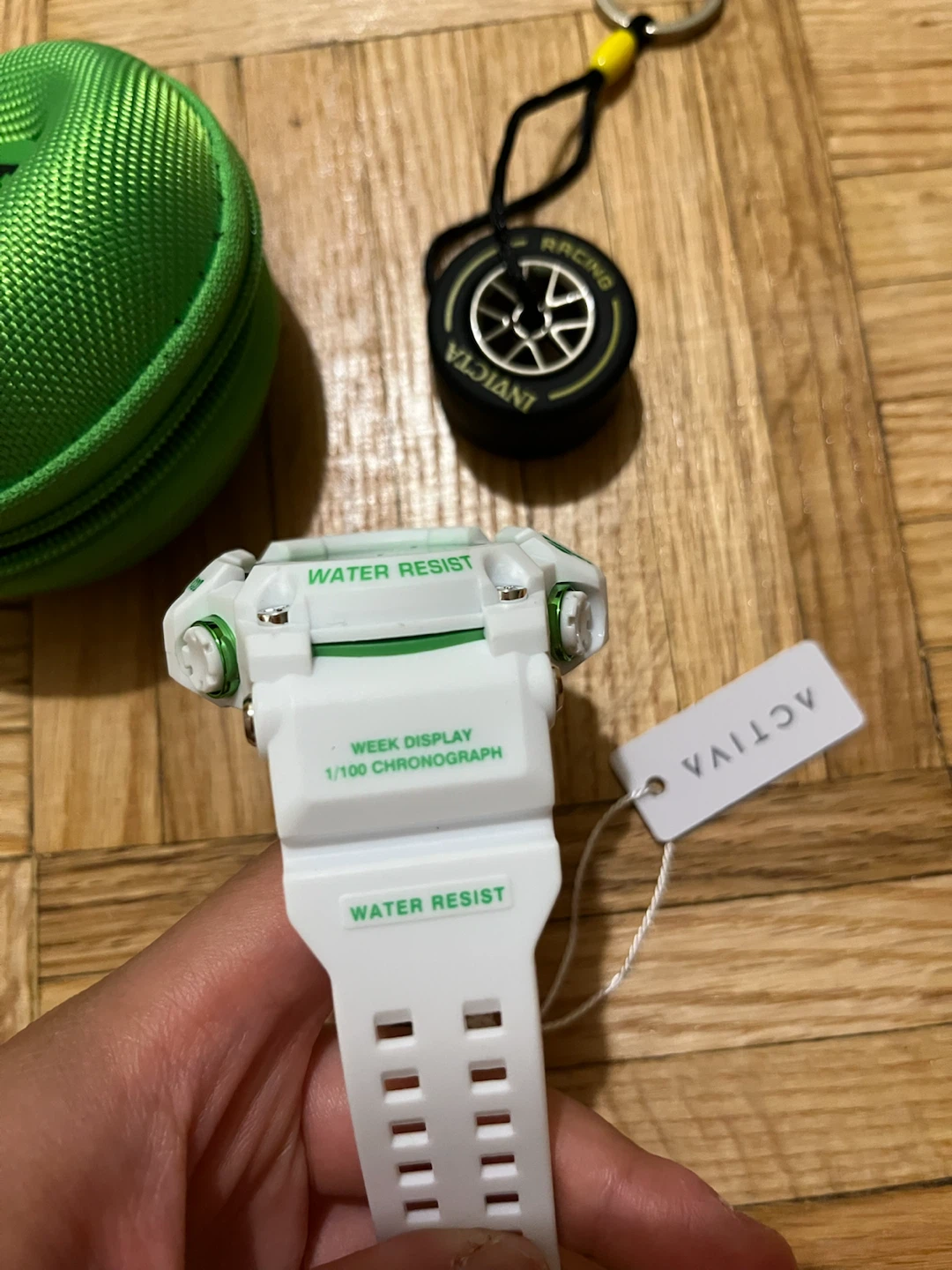 Invicta Activa White & Green Digital Sport Watch – New - photo 5