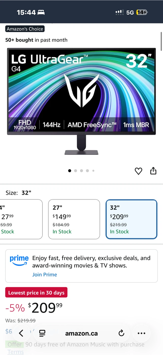 LG UltraGear G4 32 inch Gaming Monitor - photo 4