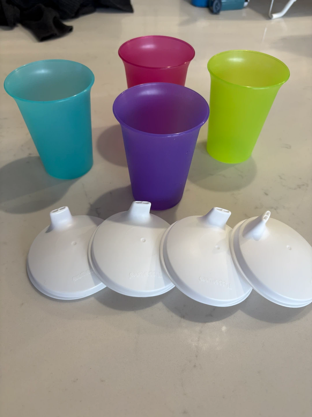 Tupperware Kids size Tumblers with Sippy Seals
