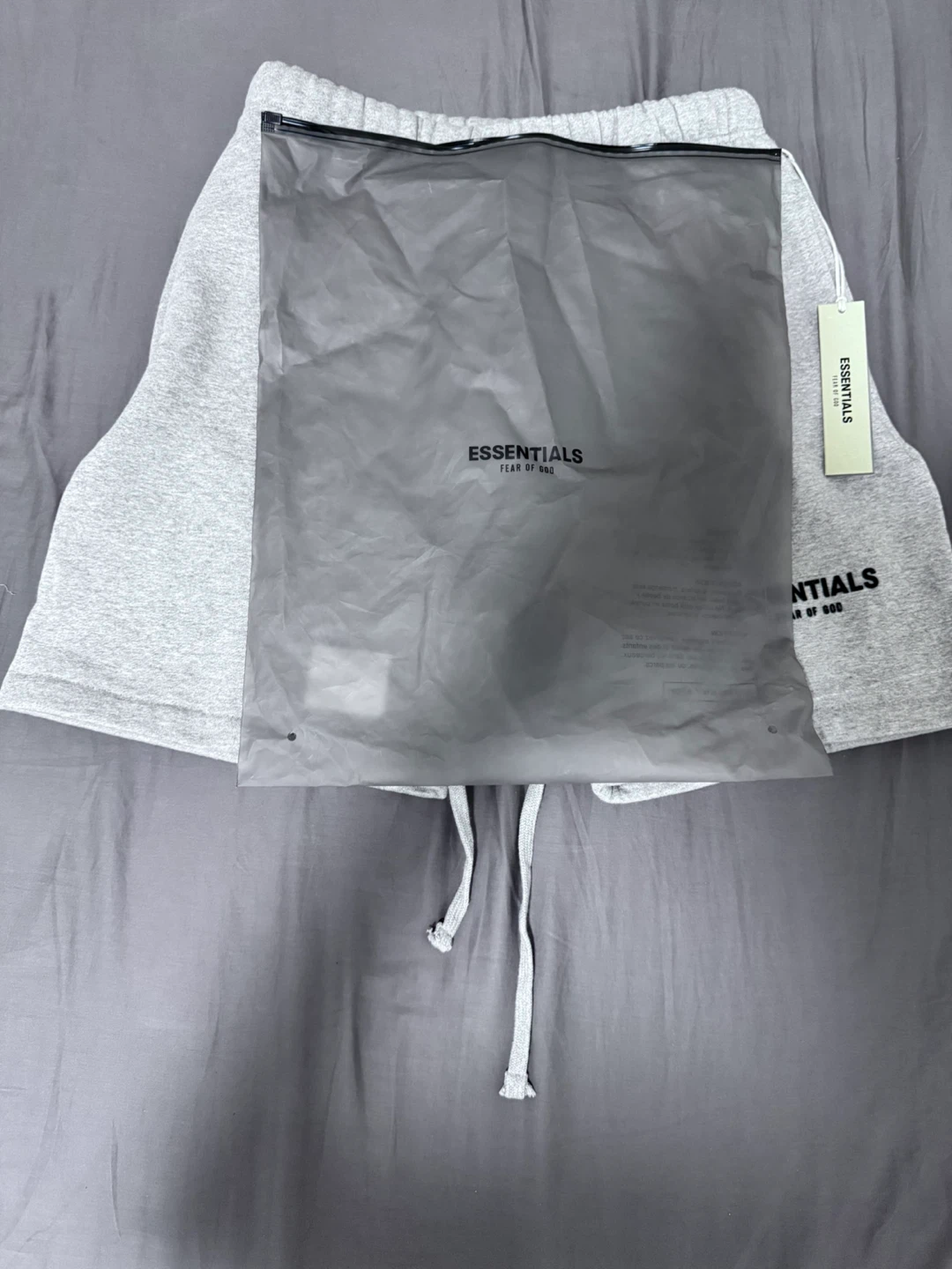 Dark Oatmeal Essentials FEAR OF GOD Short - Size M - photo 5