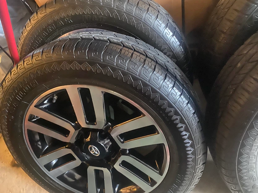 Set of 4 Toyota Wheels with Sailun Terramax HLT Tires
