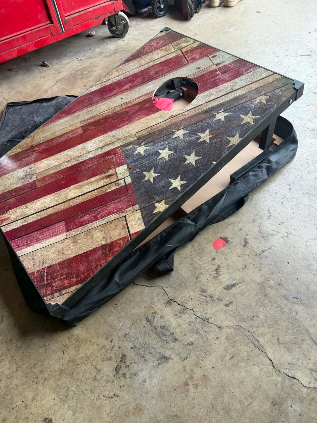 American Flag Cornhole Set