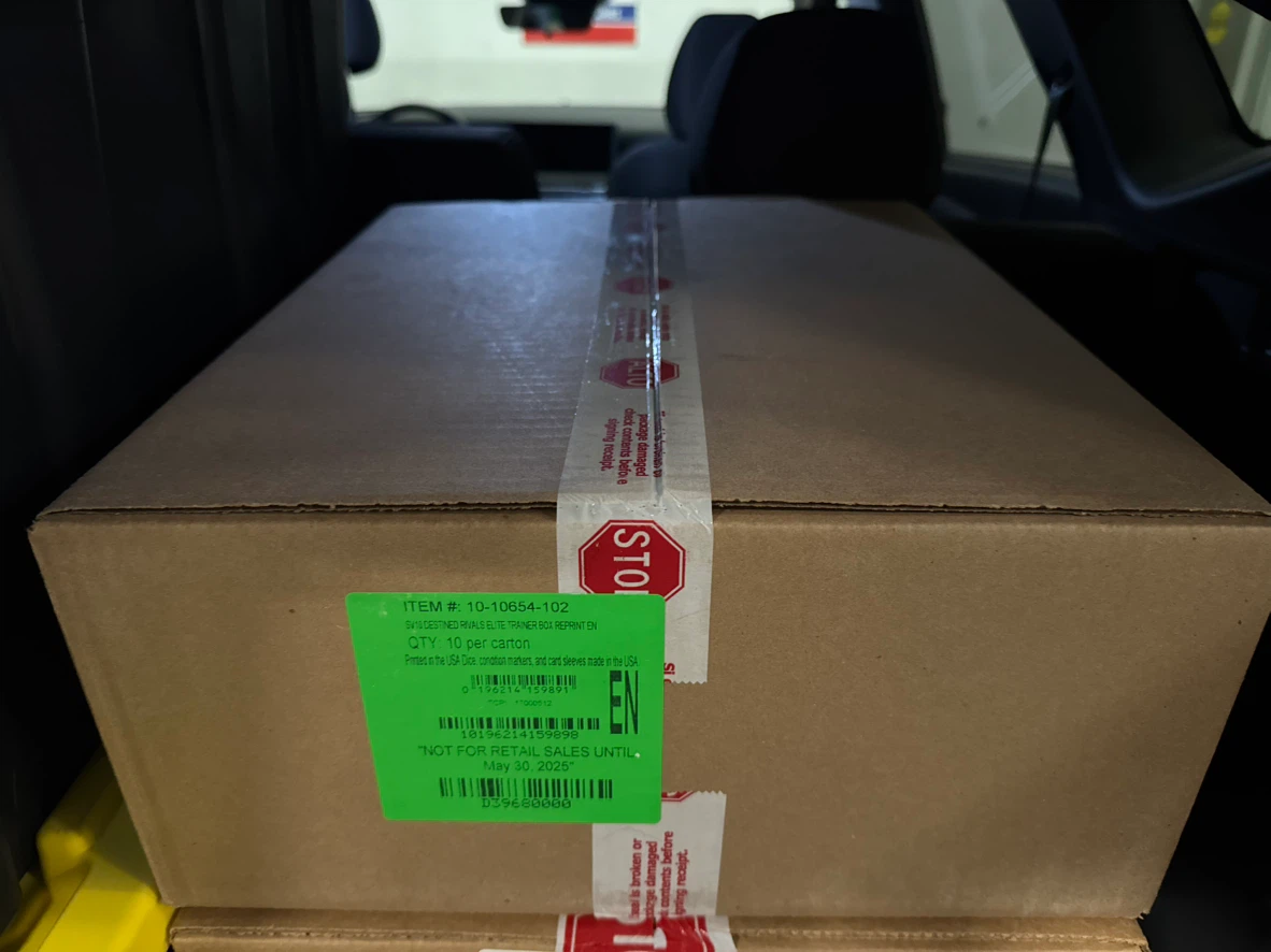 Destined rivals elite trainer box sealed case