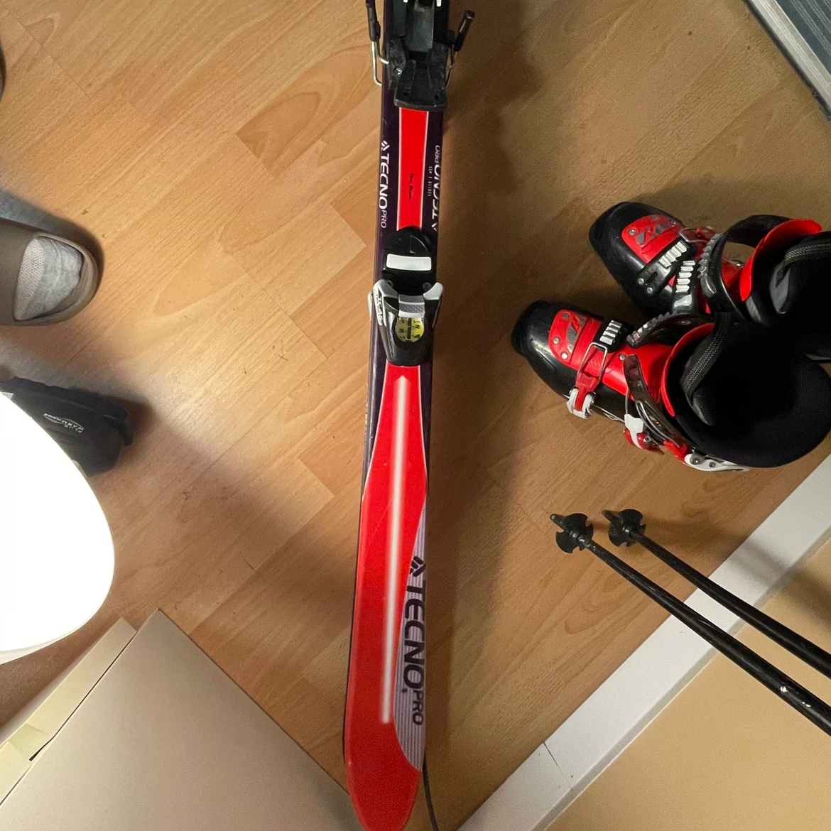 Tecno Pro Skis, Boots, and Poles Set - photo 3