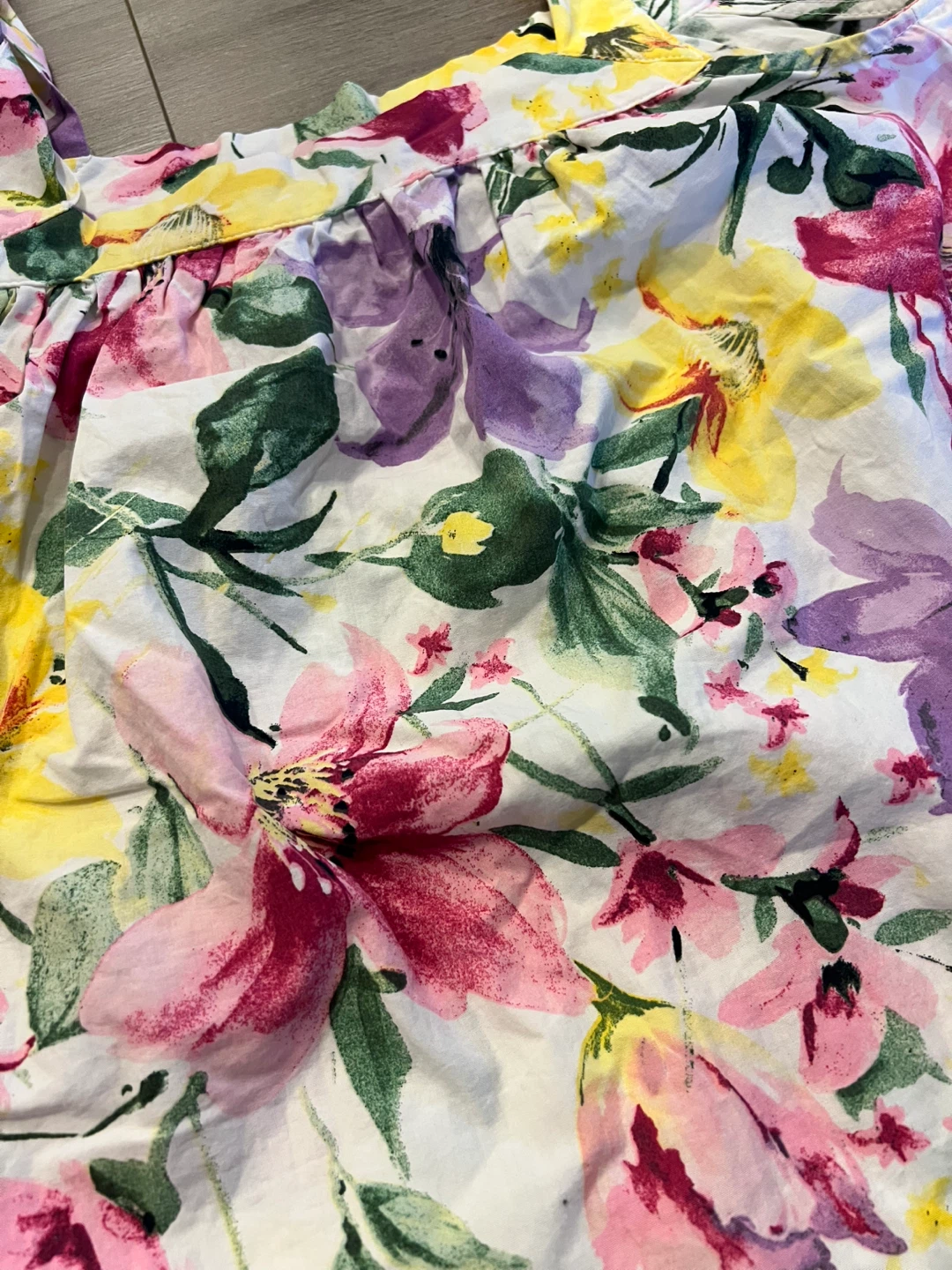 LCW Casual Floral Tie-Strap Top Size XS - photo 2