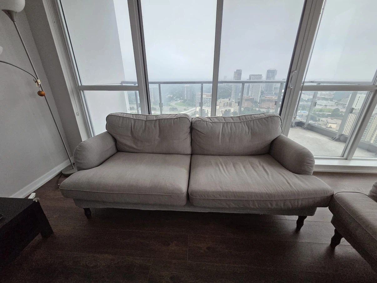 Light Grey Loveseat Sofa