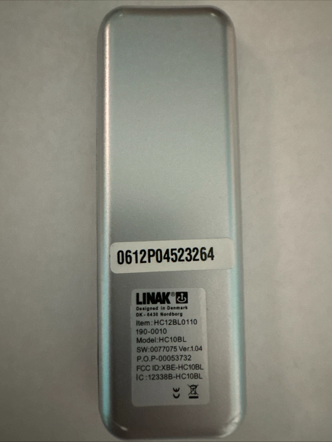 Linak HC10BL Adjustable Bed Remote Control - photo 3