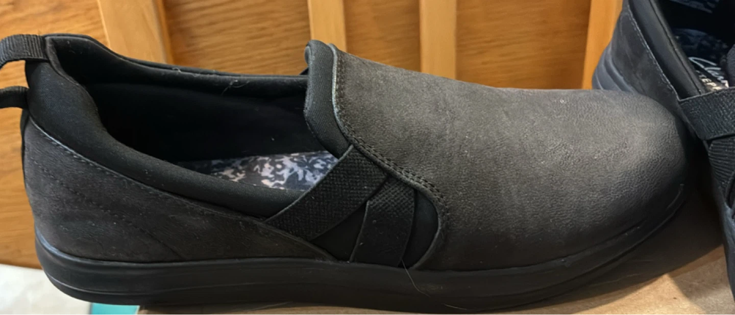 New Clarks Cloudsteppers Breeze Bali Black Slip-On Shoes - photo 2