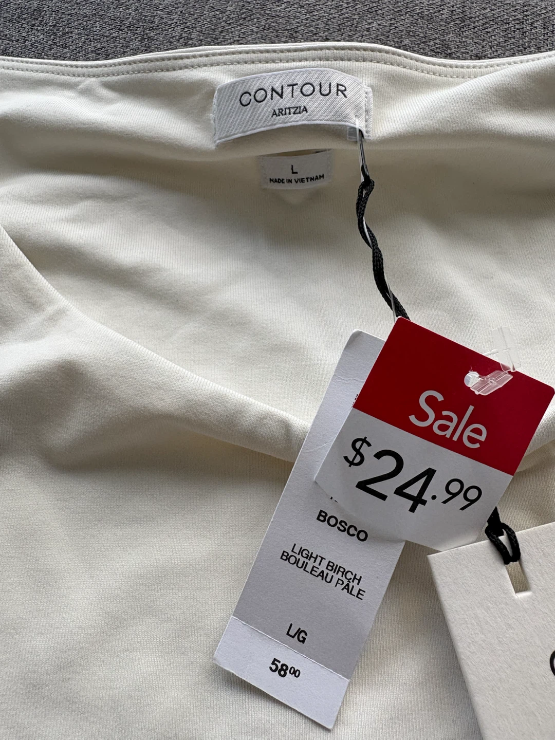 New with tags Aritzia Contour Long Sleeve Bodysuit - photo 3