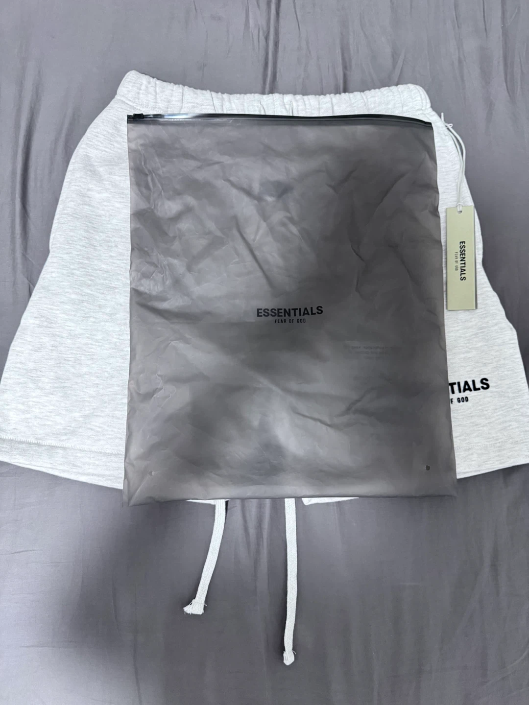 Light Oatmeal Essentials FEAR OF GOD Short - Size M - photo 5