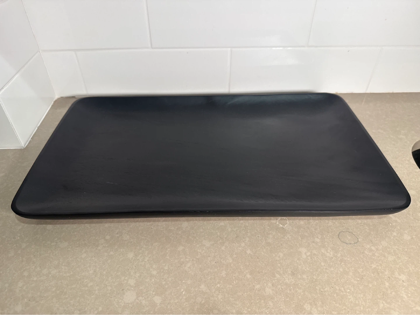 West Elm Large Espresso Serving Tray